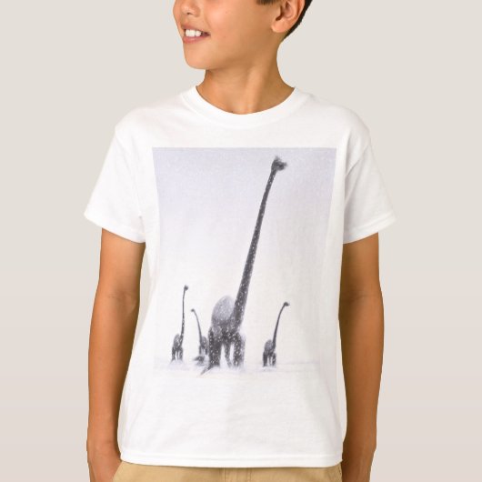 Brontosaurus-migratie T-shirt (Voorkant)