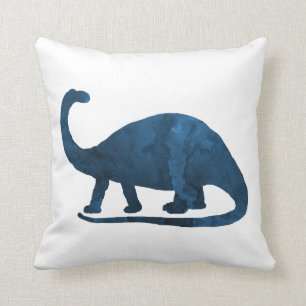 Brontosaurus - Navy Blue - Dinosaur Kussen