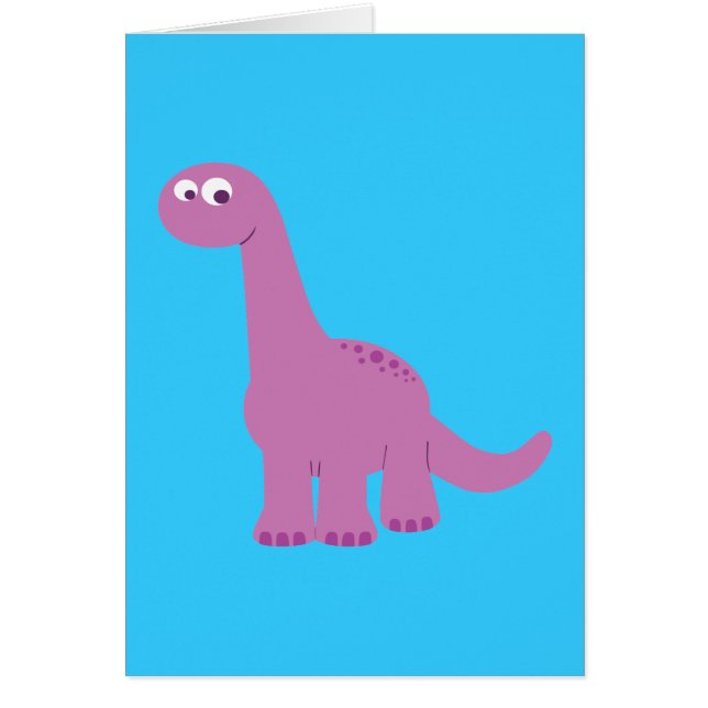 Brontosaurus pourpre Dinosaur (Devant)