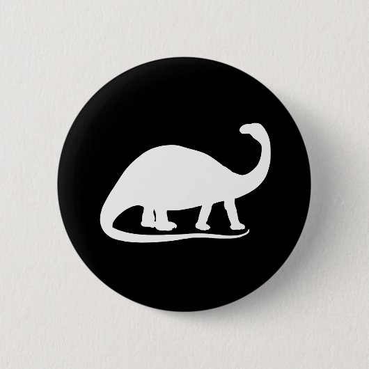 Brontosaurus Ronde Button 5,7 Cm (Voorkant)