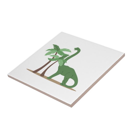 Brontosaurus Tegeltje (Zijkant)