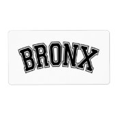 BRONX ETIKET (Voorkant)