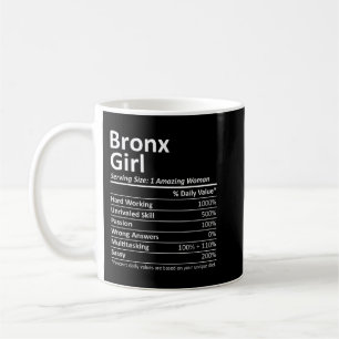 BRONX GIRL NY NEW YORK Funny City Home Roots USA Koffiemok
