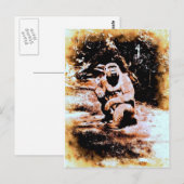 Bronx Gorilla Briefkaart (Voorkant / Achterkant)