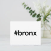 BRONX Hashtag Briefkaart (Staand voorkant)