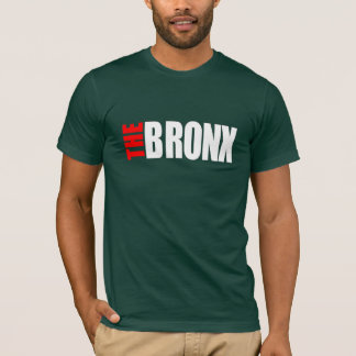 BRONX_LOGO_png wit&rood - Gepersonaliseerd T-shirt