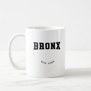 Bronx New York Black Coffee Mug