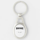 Bronx New York Black Sleutelhanger (Voorkant)