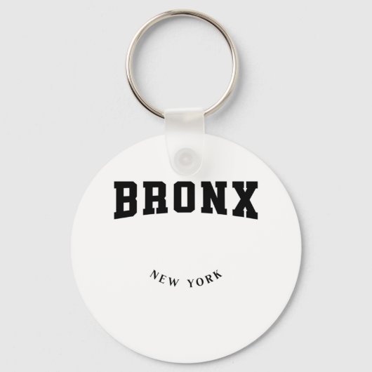 Bronx New York Black Sleutelhanger (Voorkant)