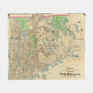 Bronx, New York Fleece Deken