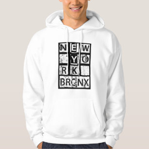 Bronx New York Grunge Typografie Hoodie