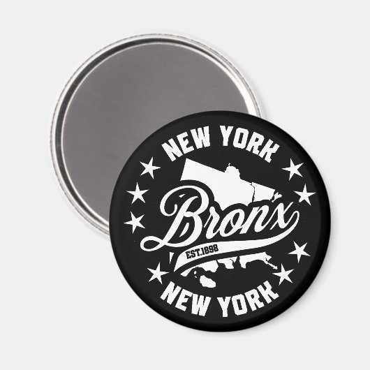 Bronx, New York Magneet (Voorkant / Achterkant)