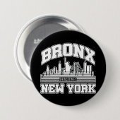 Bronx, New York Ronde Button 7,6 Cm (Voorkant /achterkant)