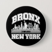 Bronx, New York Ronde Button 7,6 Cm (Voorkant)