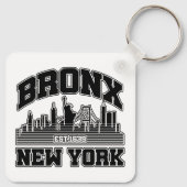 Bronx, New York Sleutelhanger (Achterkant)