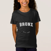 Bronx New York White T-Shirt (Voorkant)
