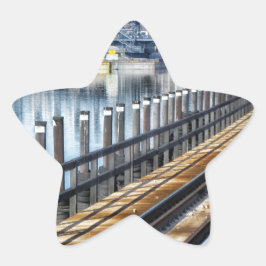 bronx nieuwe york - gebouwen ster sticker