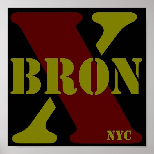 BronX NYC Poster (Devant)