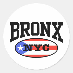 Bronx Puerto Rican Ronde Sticker