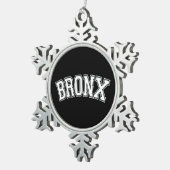 BRONX TIN SNEEUWVLOK ORNAMENT (Rechts)