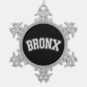 BRONX TIN SNEEUWVLOK ORNAMENT (Voorkant)
