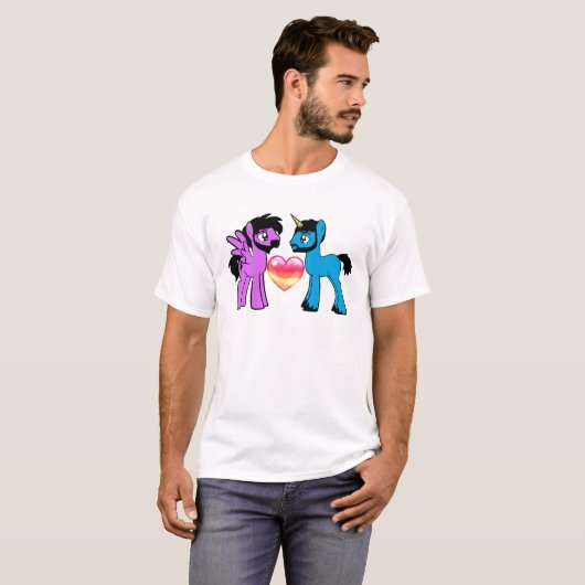 Brony Love Mens TShirt (Devant entier)