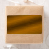 Bronze-achtergrond geborsteld etiket (Insitu)