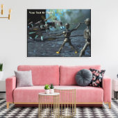 Bronze Age Robots Canvas Afdruk (Insitu (Woonkamer))