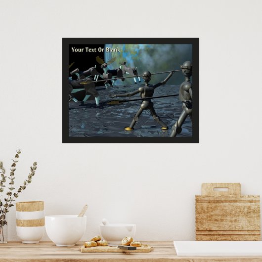 Bronze Age Robots Poster (Keuken)