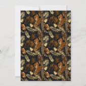 Bronze and Gold Leopard Bachelorette Party Kaart (Achterkant)