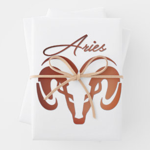 Bronze Aries de ringdierentuin Inpakpapier Vel