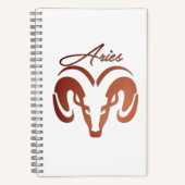 Bronze Aries de ringdierentuin Notitieboek (Voorkant)
