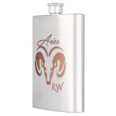 Bronze Aries the Ram Zodiac Monogram Flacon (Links)