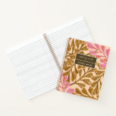 Bronze brown & Sugar roze gestippeld Persoonlijke  Notitieboek (Binnen)