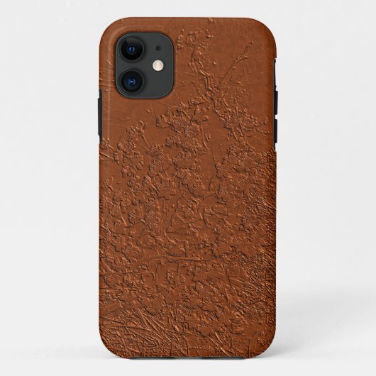 Bronze / bruine textuur iPhone Case-Mate Case (Achterkant)