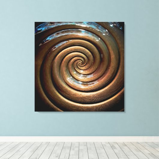 bronze canvas afdruk (Insitu (Houten vloer))