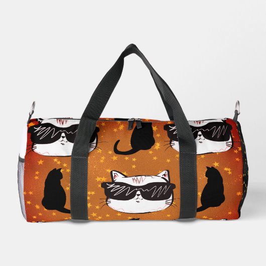 Bronze Chats Cool Imprimer Coupe Sac À Coudre (Verso)