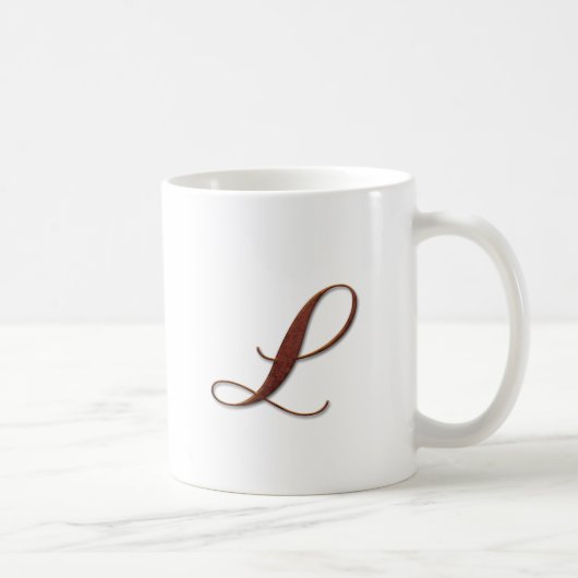 Bronze Clay Monogram Mokken (Rechts)