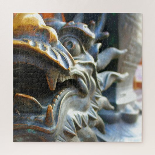 Bronze Dragon - Shanghai, China - 20x20 - 676 pcs Legpuzzel (Verticaal)