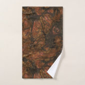 Bronze et Pierre rose Abstrait (Serviette à main)