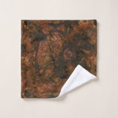 Bronze et Pierre rose Abstrait (Gant de toilette)