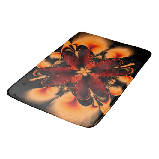Bronze Feather Fractal Badmat (Gekanteld)