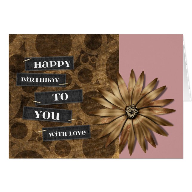 Bronze Flower (Voorkant Horizontaal)