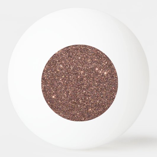 Bronze Glitter Sparkles Pingpongballen (Voorkant)