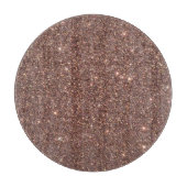 Bronze Glitter Sparkles Snijplank (Voorkant)