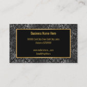 BRONZE GOLD BLACK  VISITEKAARTJE (Achterkant)