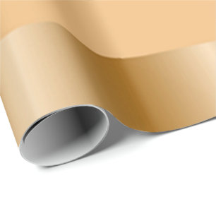 Bronze gradiëntstrepen patroon cadeaupapier