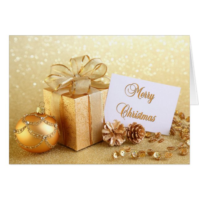 Bronze kerstcadeautje (Voorkant Horizontaal)