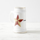 Bronze kleurster bierpul (Voorkant links)