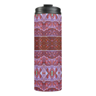 Bronze Leaf Ikat Thermosbeker
